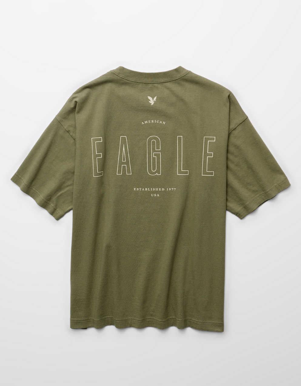 AEリラックス・ロゴ・グラフィックTシャツ