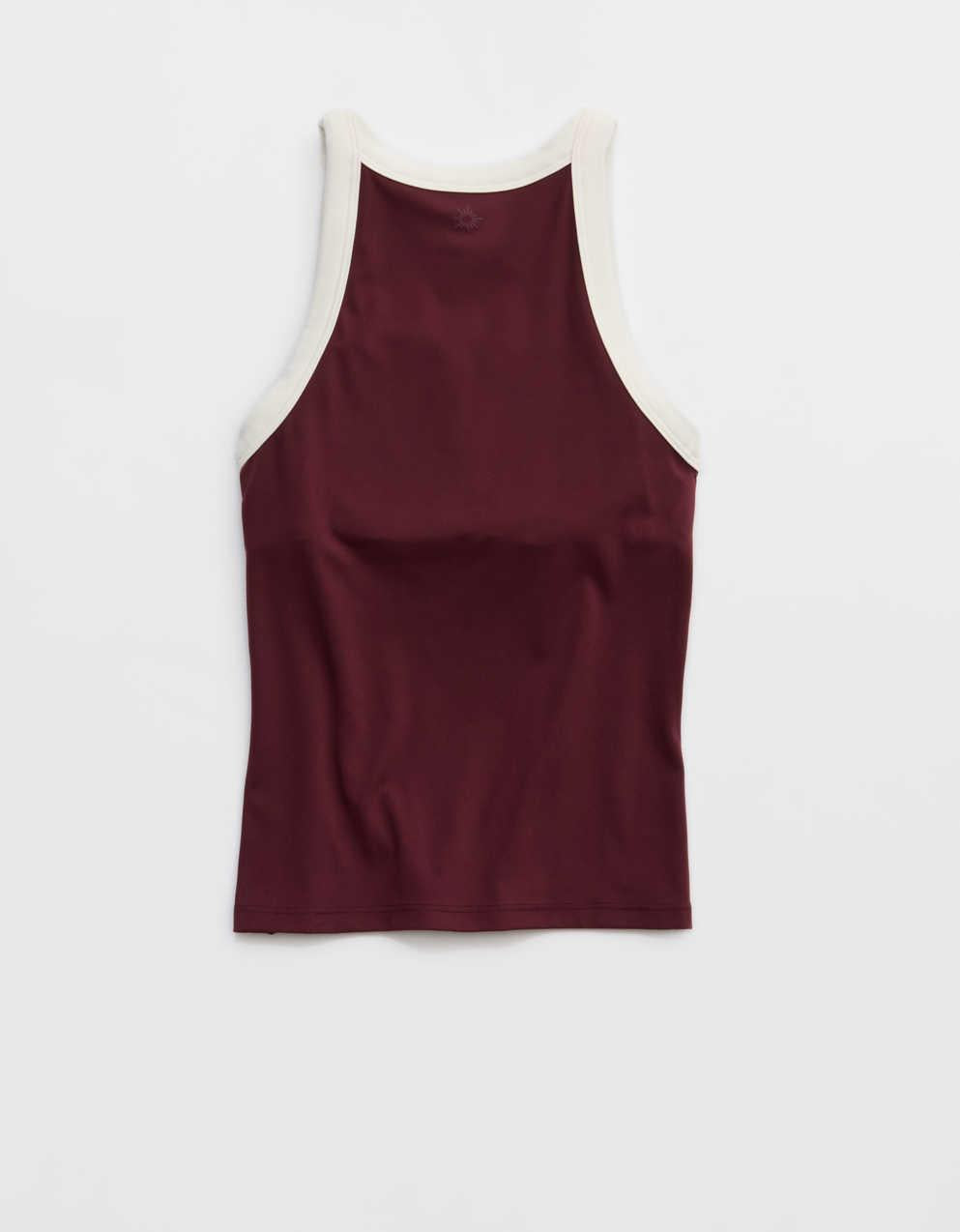 OFFLINE By Aerie Real Me Ringer High Neck Tank Top