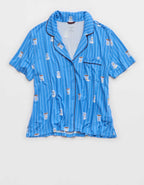 OVERSLEPT by Aerie Real Soft® Short Sleeve Pajama Shirt
