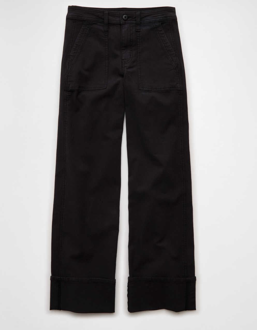 AEストレッチ・ハイウエスト・ユーティリティ・ストーブパイプ・パンツ