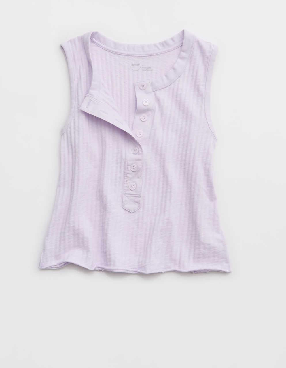Aerie シャドーストライプ ヘンリータンクトップ
