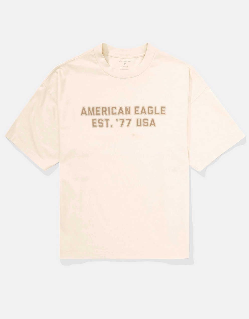 AEスタンダードフィットロゴグラフィックTシャツ