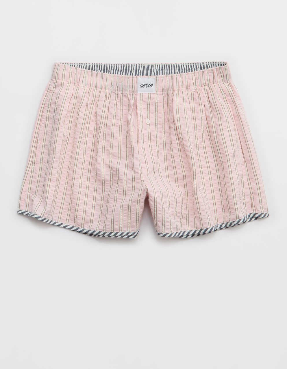 Aerie Seersucker Pajama Boy ボクサーパンツ