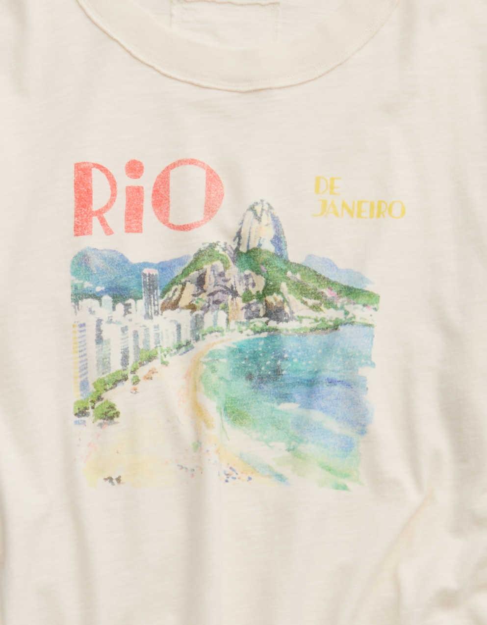 Aerie オーバーサイズ・クルー・ボーイフレンドTシャツ