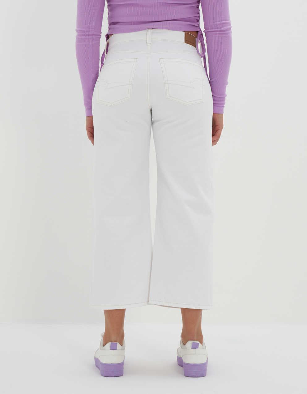 AE ストレッチ '90s ワイド レッグ クロップ ジーンズ
