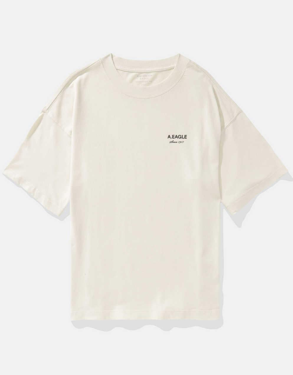 AEオーバーサイズロゴグラフィックTシャツ