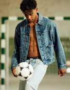 AE Relaxed Fit Denim Utility Jacket
