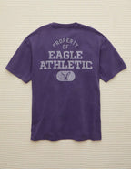 AE x Russell Athletic ヘビーウェイト・イーグル・グラフィックTシャツ