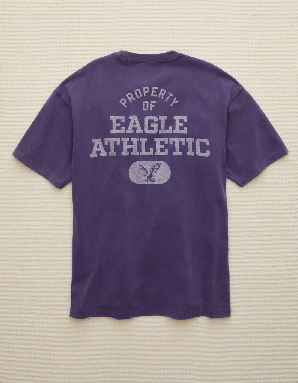 AE x Russell Athletic ヘビーウェイト・イーグル・グラフィックTシャツ
