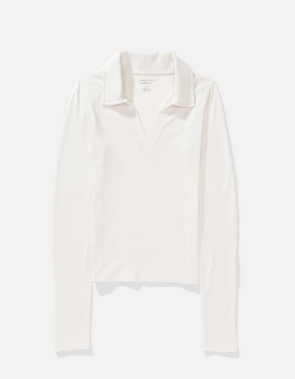 AE 長袖プラッシュポロTシャツ