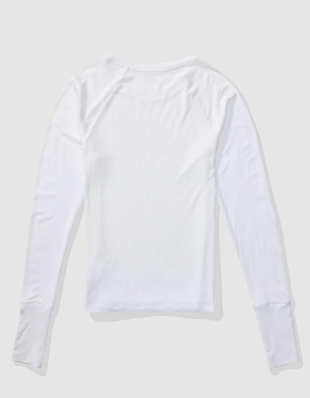 OFFLINE By Aerie Thumbs Up Fitted Ribbed T-Shirt