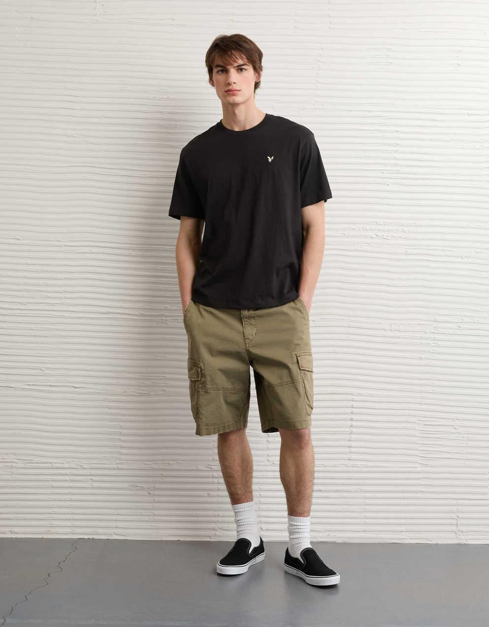 AE スタンダードフィット 軽量ロゴTシャツ