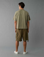 AE Laidback Luxe ヘビーウェイト オーバーサイズ ロゴ グラフィック Tシャツ