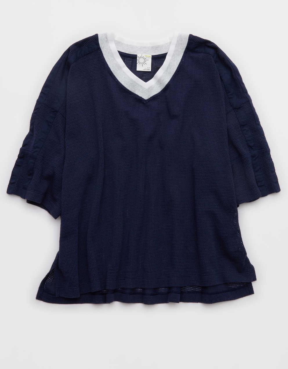 OFFLINE バイ・アリー メッシュ・ジャージー半袖Tシャツ