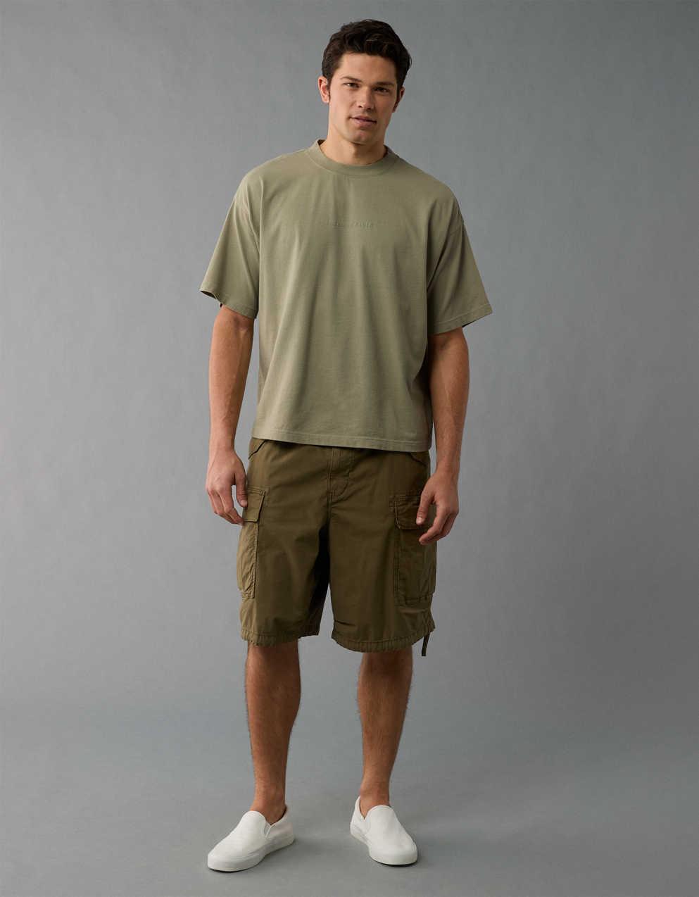 AE Laidback Luxe ヘビーウェイト オーバーサイズ ロゴ グラフィック Tシャツ