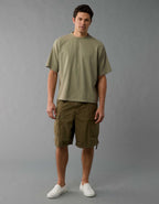 AE Laidback Luxe ヘビーウェイト オーバーサイズ ロゴ グラフィック Tシャツ