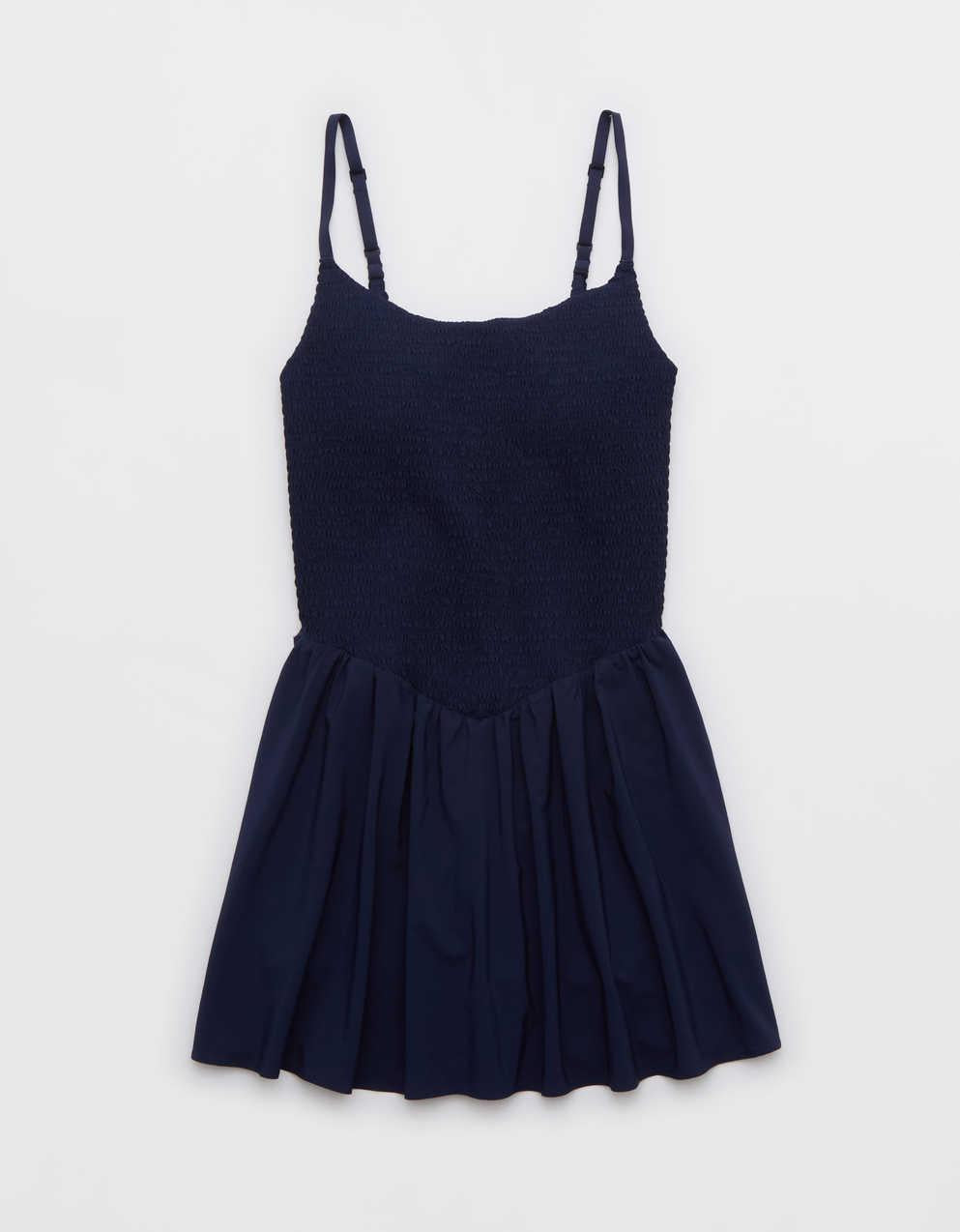 OFFLINE By Aerie Real Me Smocked Flowy Dress