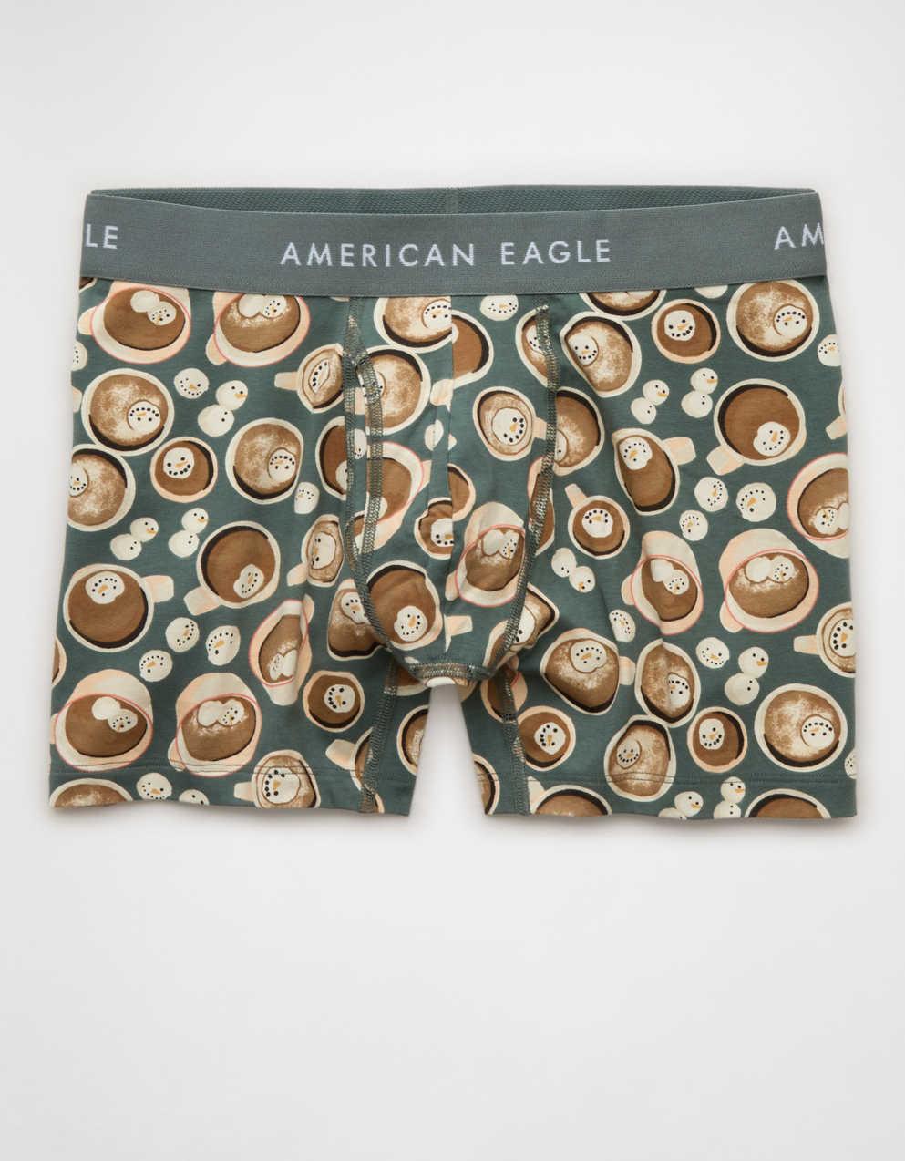 AEOメンズ・ココア4.5インチ・クラシック・ボクサー・ブリーフ