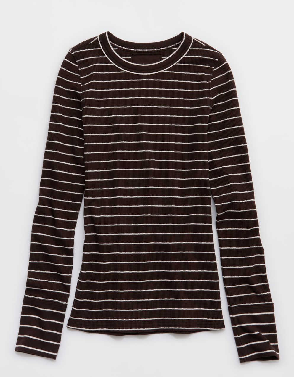 Aerie・エッセンシャル・クルー・レイヤリングTシャツ