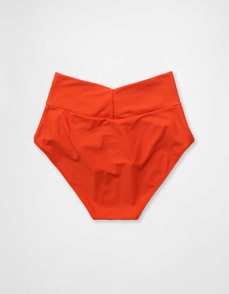 Aerie Ruched ハイウエストフルカバレッジビキニボトム