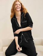 Aerie Real Soft® パジャマシャツ「OVERSLEPT」