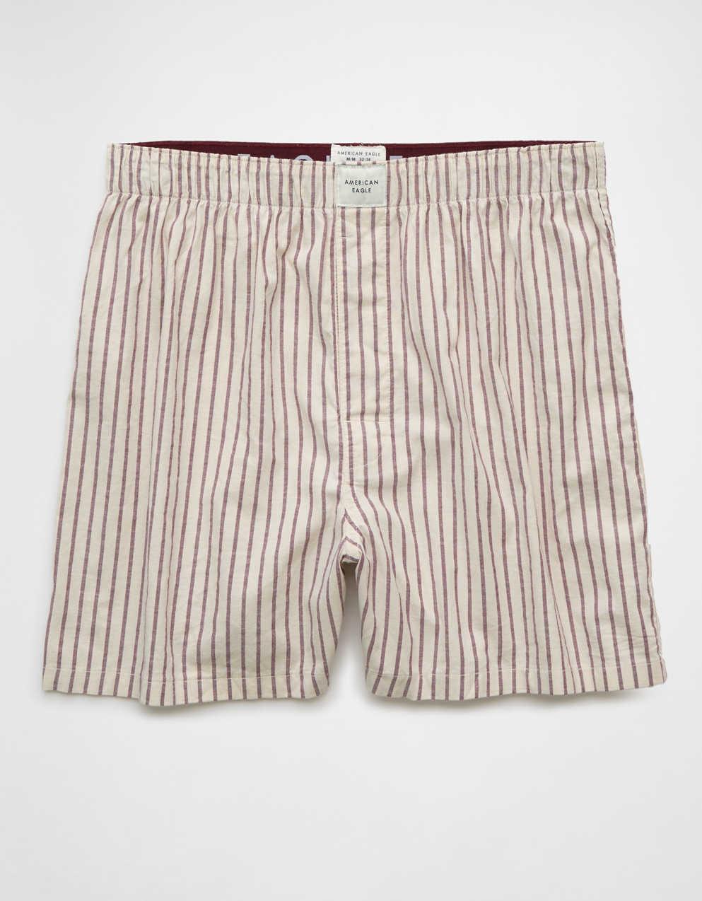 AEO メンズ・プレイド・ストレッチ・ボクサー・ショート