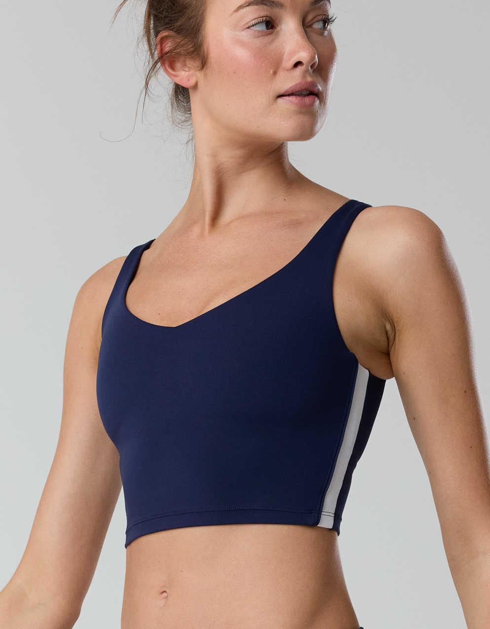 OFFLINE By Aerie リアル・ミー・トラック・ローキー・ロングライン・スポーツ・ブラ