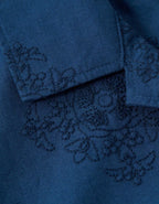 AE Poolside Linen-Blend Printed Button-Up Shirt