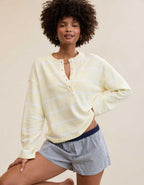 Aerie アラムナイ ヘンリーネック スウェットシャツ