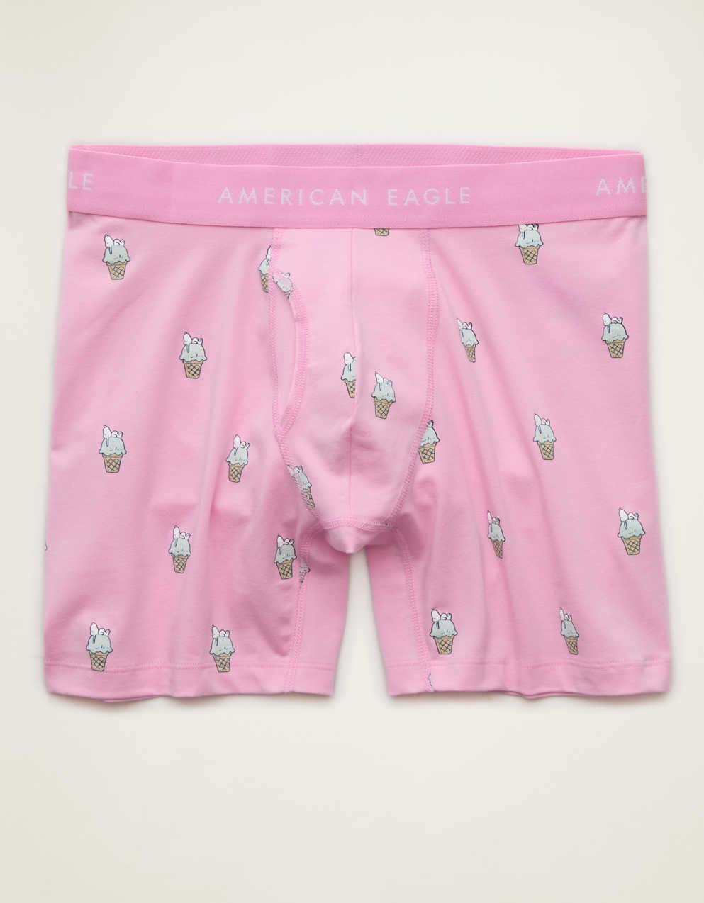 AEO Men's Snoopy 6" Classic Cotton Boxer Brief