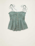 AE Smocked Button-Up Cami