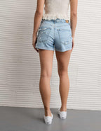 AE Strigid Super High-Waisted Relaxed Denim Short