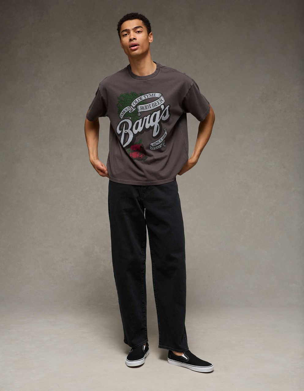 AE ボクシーフィット バークス グラフィックTシャツ