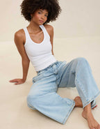 Aerie Daydream Denim Pull-On Pant