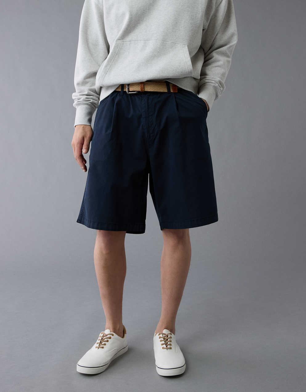 AEフレックス・ルーズ・プリーツ・プルオン・ショートパンツ
