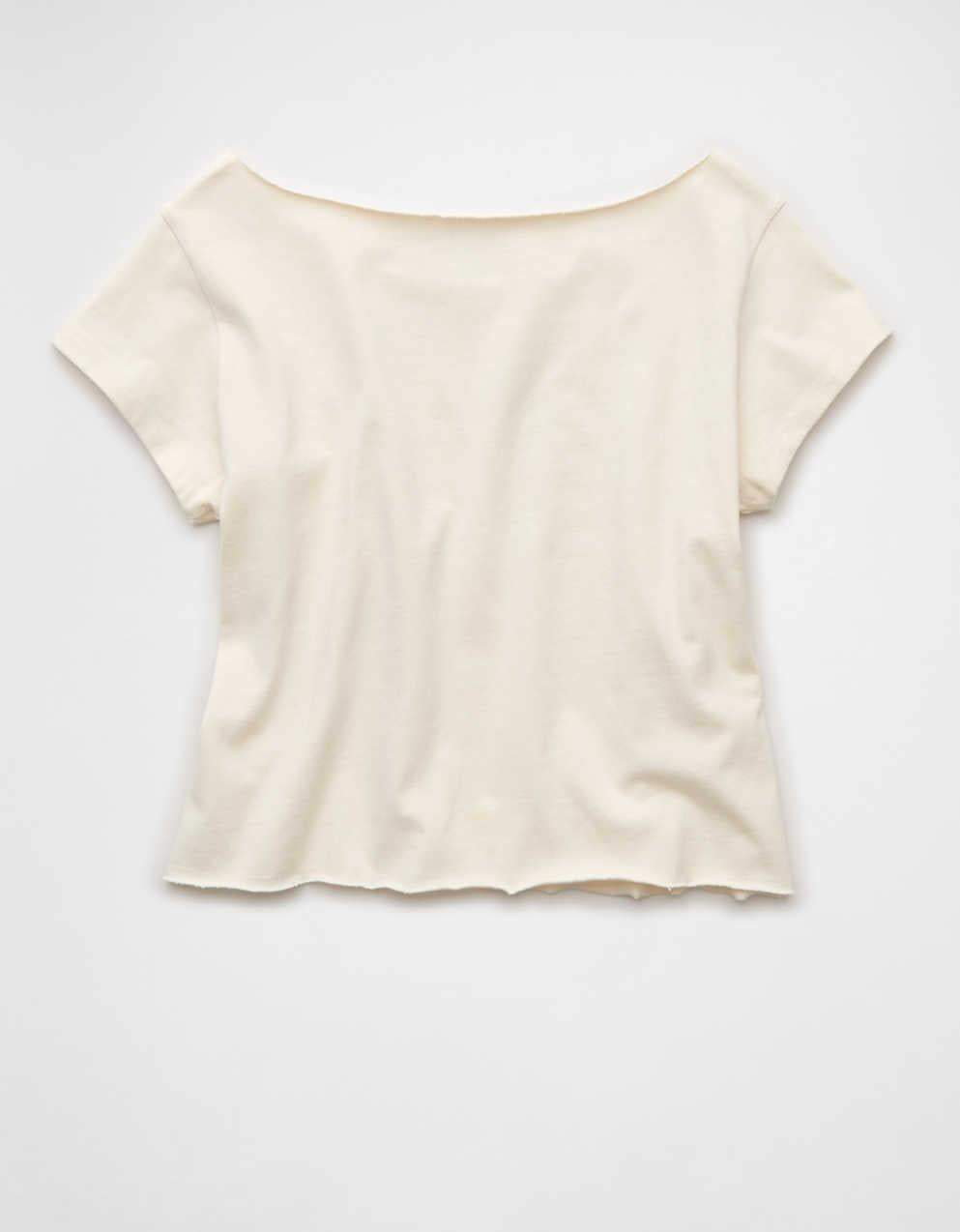 AE オフ・ザ・ショルダー・グラフィックTシャツ