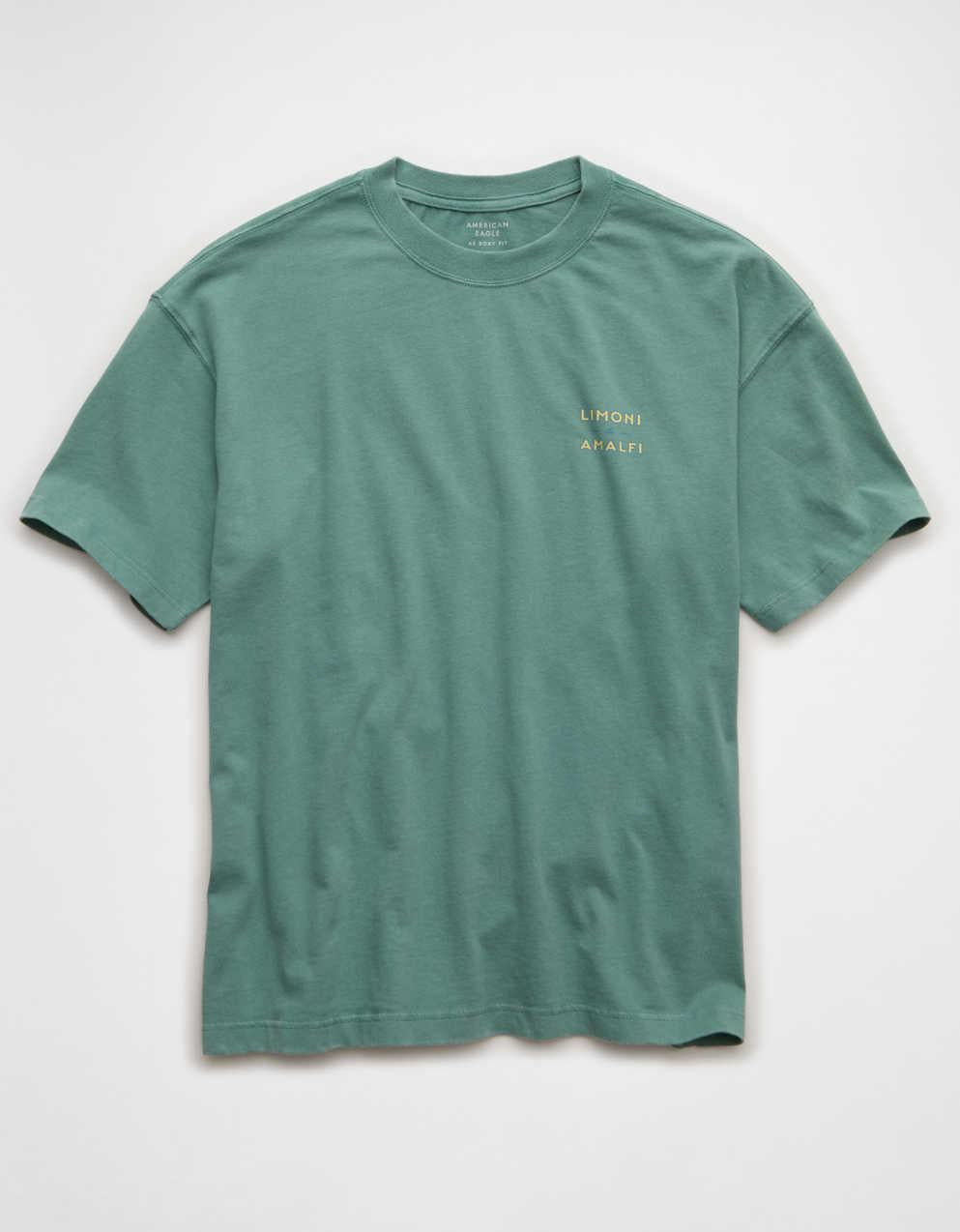 AE ボクシーフィット デスティネーション グラフィックTシャツ