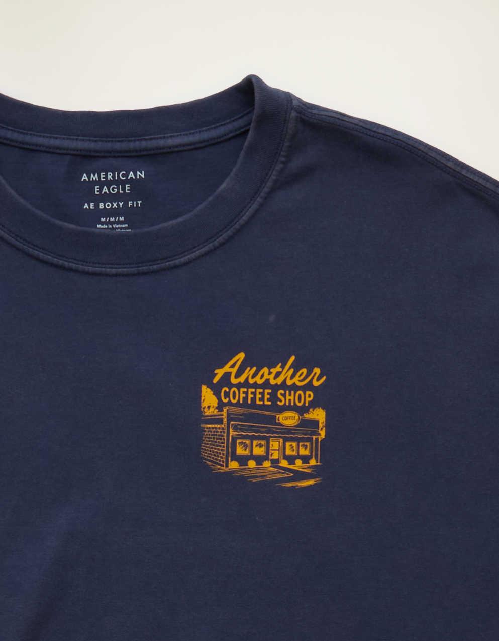 AE ボクシーフィット デスティネーション グラフィックTシャツ