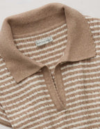 AE V-Neck Cable Knit Sweater Polo