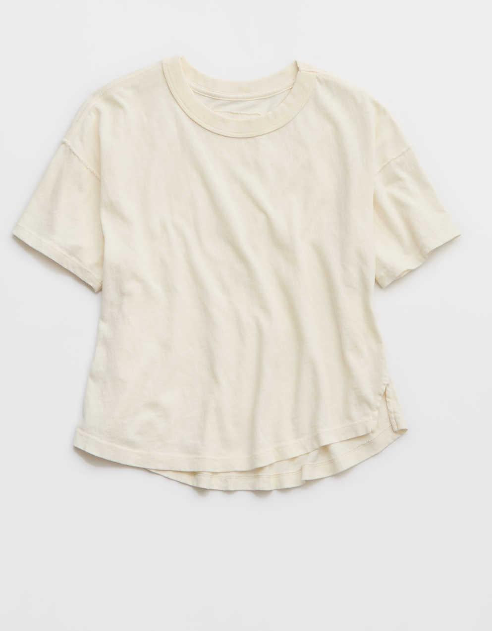 Aerie サマーブリーズ クロップドTシャツ