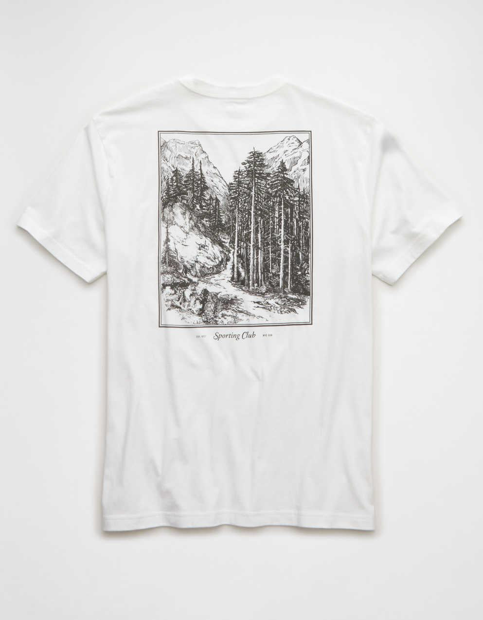 AEスタンダードフィットロゴグラフィックTシャツ