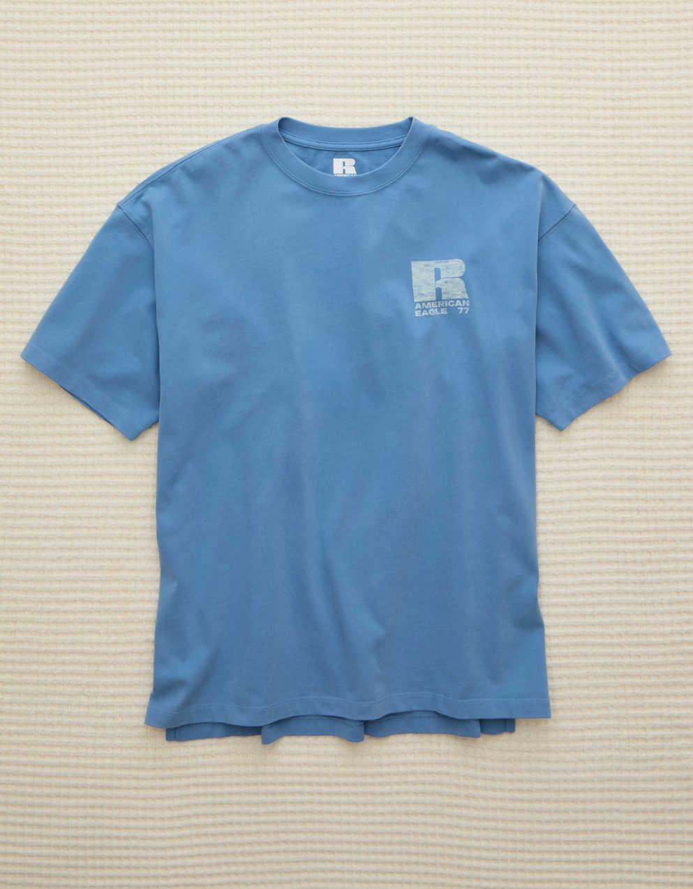 AE x Russell Athletic ヘビーウェイト・イーグル・グラフィックTシャツ