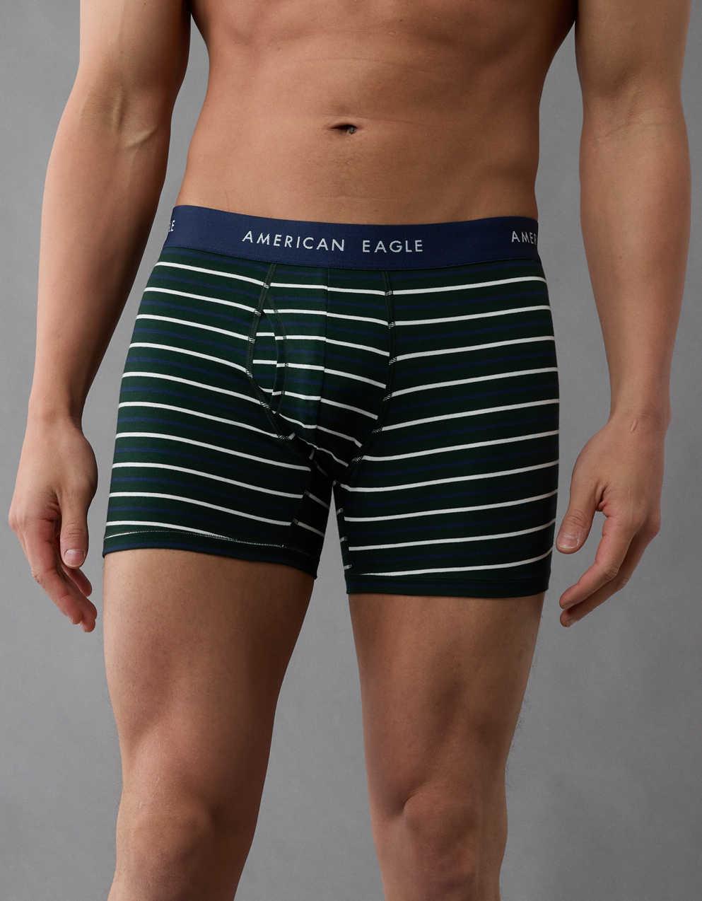 AEOメンズ・ストライプ4.5インチ・クラシック・ボクサー・ブリーフ