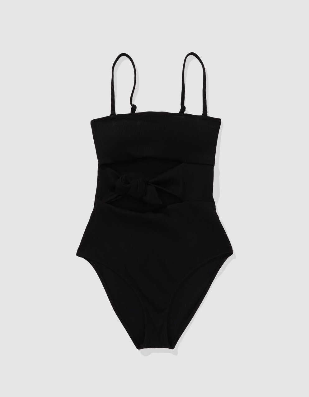 Aerie リブ・ラップ・タイ・ワンピース