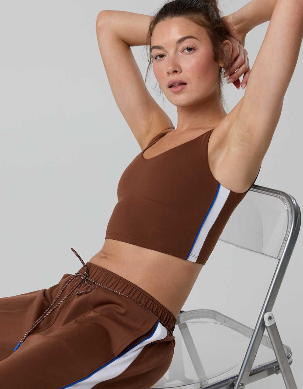 OFFLINE By Aerie リアル・ミー・トラック・ローキー・ロングライン・スポーツ・ブラ