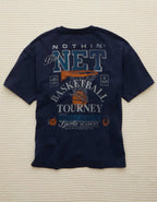 AE x Russell Athletic ヘビーウェイト バスケットボール グラフィックTシャツ