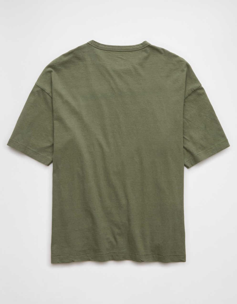 AE ボクシー・リネンブレンドTシャツ