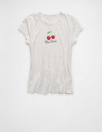 AE ヘイ・ベイビー コットンスラブTシャツ