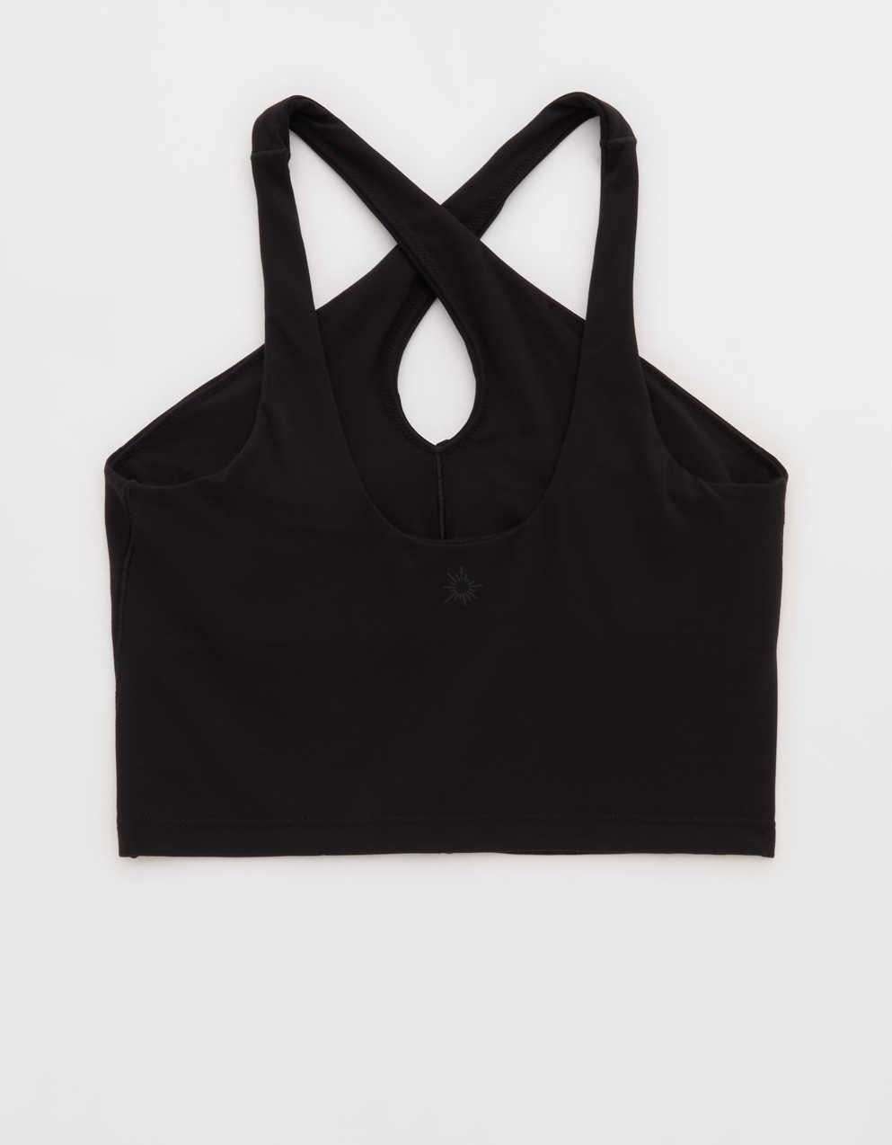 OFFLINE By Aerie Real Me XTRA Criss Cross High Neck Sports Bra