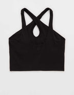 OFFLINE By Aerie Real Me XTRA Criss Cross High Neck Sports Bra